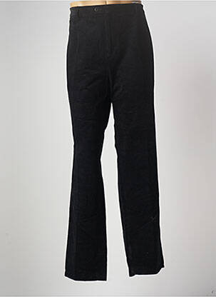 Pantalon droit tissage velours taille normale noir DAMART homme