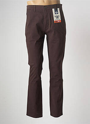 Pantalon chino stretch taille normale marron DOCKERS homme