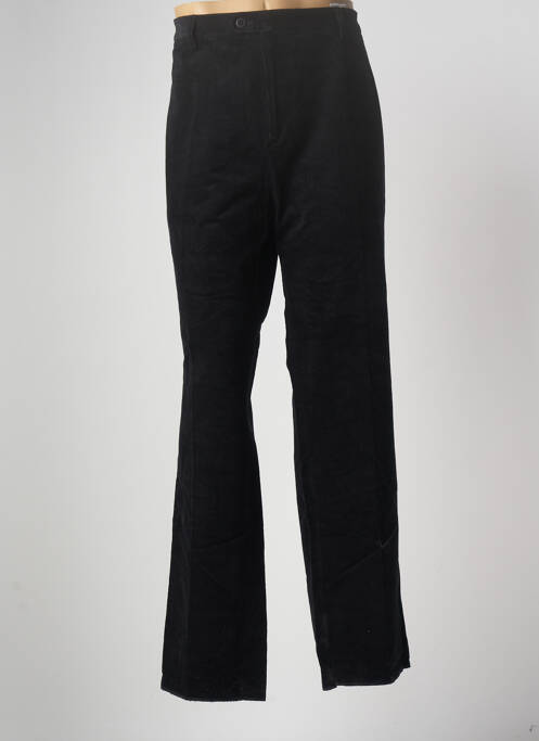 Pantalon droit tissage velours taille normale noir DAMART homme
