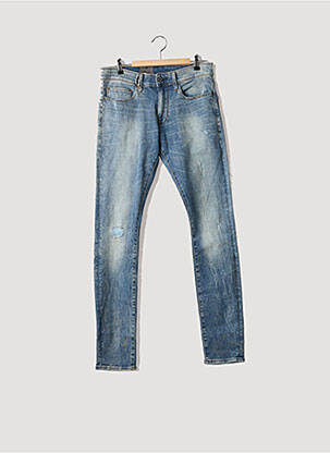 Jeans coupe slim slim taille normale bleu RAW-7 homme