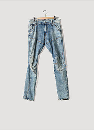 Jeans coupe slim slim taille normale bleu RAW-7 homme