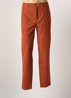 Pantalon chino poches taille normale orange LEVI'S homme