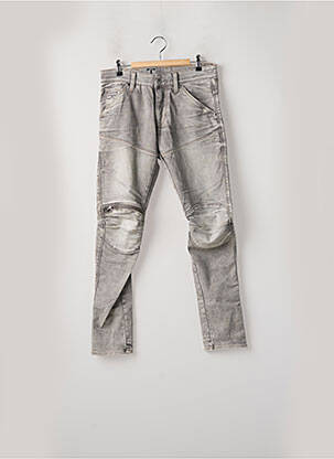 Jeans coupe slim gris RAW-7 pour homme