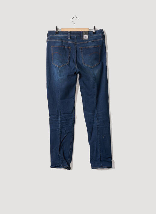 Jean coupe mom empiècements taille normale bleu RAW-7 homme