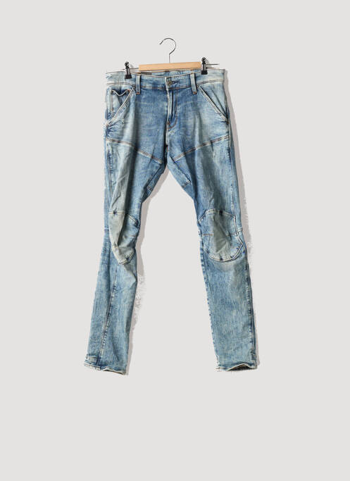 Jeans coupe slim slim taille normale bleu RAW-7 homme