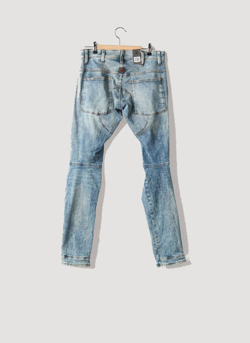 Jeans coupe slim slim taille normale bleu RAW-7 homme