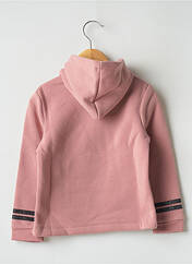 Sweat-shirt à capuche rose COMPLICES pour fille seconde vue