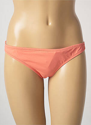 Bas de maillot de bain effet matière satinée culotte orange PRINCESSE TAM-TAM femme