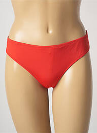 Bas de maillot de bain effet matière satinée culotte rouge PRINCESSE TAM-TAM femme