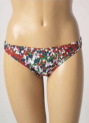 Bas de maillot de bain imprimé fleurs culotte vert PRINCESSE TAM-TAM femme