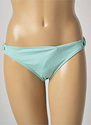 Bas de maillot de bain effet matière satinée culotte vert PRINCESSE TAM-TAM femme