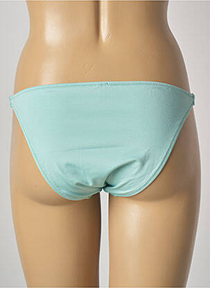 Bas de maillot de bain effet matière satinée culotte vert PRINCESSE TAM-TAM femme
