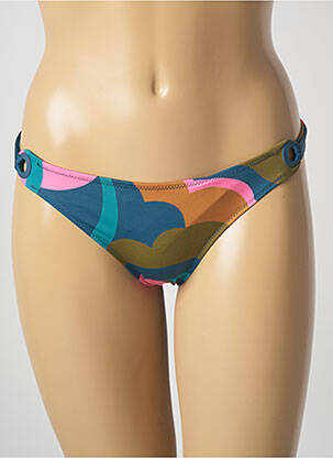 Bas de maillot de bain imprimé fantaisie culotte bleu PRINCESSE TAM-TAM femme