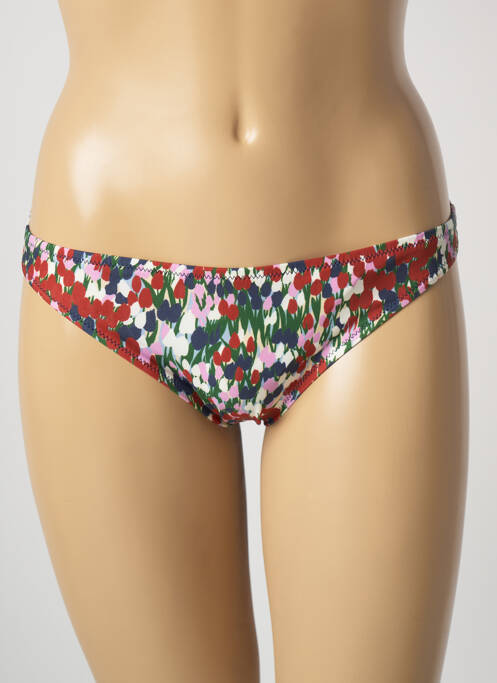 Bas de maillot de bain imprimé fleurs culotte vert PRINCESSE TAM-TAM femme