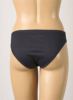 Bas de maillot de bain tissage texturé culotte noir PRINCESSE TAM-TAM femme