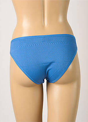 Bas de maillot de bain tissage texturé culotte bleu PRINCESSE TAM-TAM femme