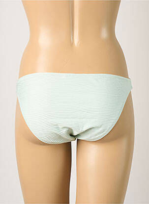 Bas de maillot de bain tissage texturé culotte vert PRINCESSE TAM-TAM femme