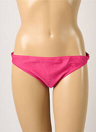 Bas de maillot de bain tissage texturé culotte rose PRINCESSE TAM-TAM femme