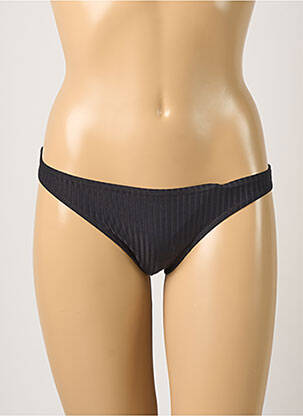 Bas de maillot de bain imprimé rayures culotte noir PRINCESSE TAM-TAM femme