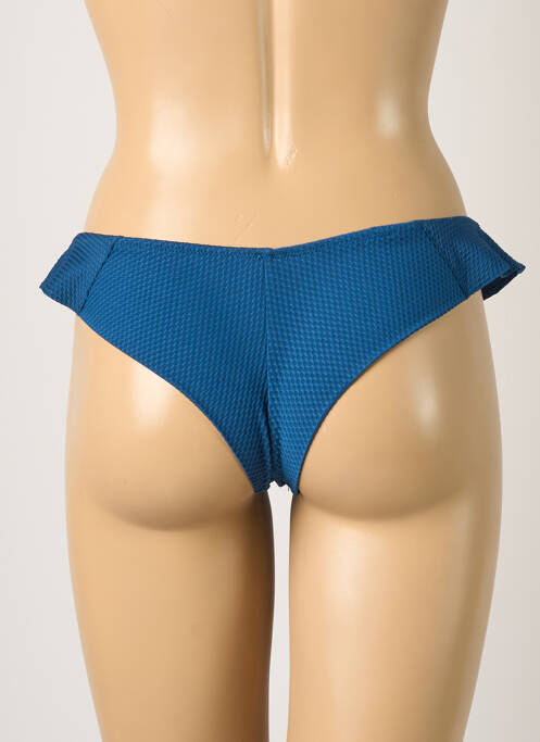 Bas de maillot de bain tissage texturé bikini bleu PRINCESSE TAM-TAM femme