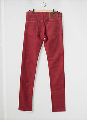 Pantalon slim stretch taille normale rouge SERGE BLANCO homme