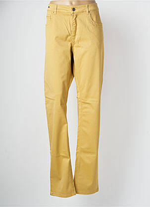 Pantalon slim jaune TELERIA ZED pour homme