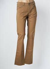 Pantalon slim marron CRN-F3 pour homme seconde vue