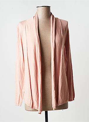 Gilet manches longues resserrée sur le bas rose TIFFOSI femme
