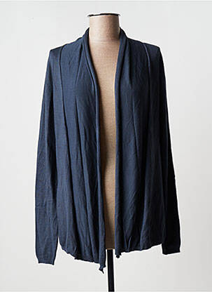 Gilet manches longues resserrée sur le bas bleu TIFFOSI femme