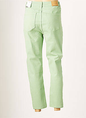 Jean coupe mom poches taille haute vert TIFFOSI femme