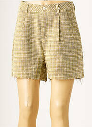 Short taille à pinces taille haute vert TIFFOSI femme