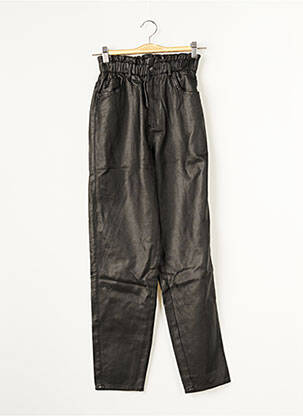Pantalon droit taille haute taille haute noir TIFFOSI femme