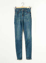 Jeans skinny taille haute taille haute bleu TIFFOSI femme