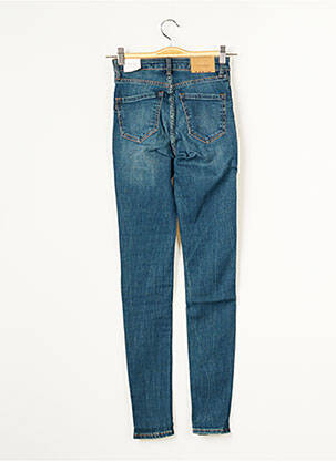 Jeans skinny effet usé délavé taille haute bleu TIFFOSI femme