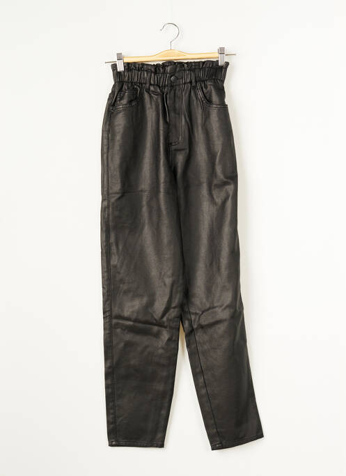 Pantalon droit taille haute taille haute noir TIFFOSI femme