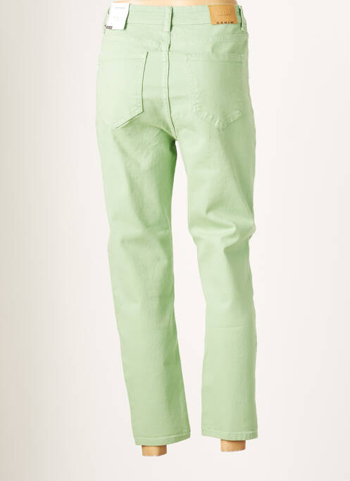 Jean coupe Mom vert TIFFOSI pour femme