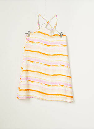 Robe mi-longue sans manche sans manche beige TIFFOSI fille