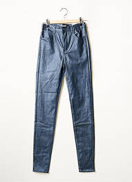 Pantalon slim stretch taille ajustable bleu TIFFOSI fille
