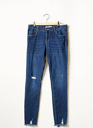 Jeans skinny stretch taille ajustable bleu TIFFOSI fille