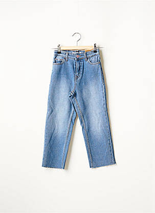 Jeans coupe droite stretch taille ajustable bleu TIFFOSI fille