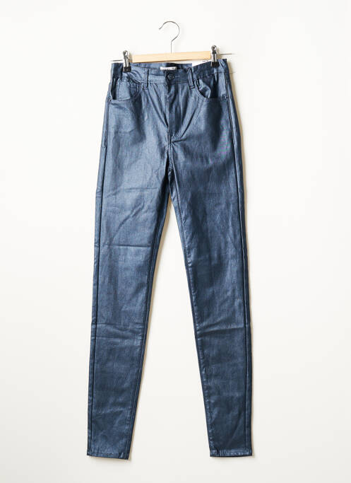 Pantalon slim stretch taille ajustable bleu TIFFOSI fille