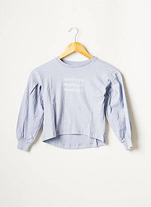 T-shirt stretch manches longues bleu TIFFOSI fille