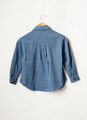 Chemisier poches poitrine manches longues bleu TIFFOSI fille