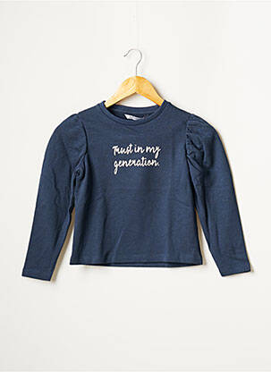 Sweat-shirt manches longues manches longues bleu TIFFOSI fille