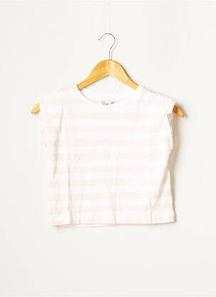 T-shirt stretch manches courtes rose TIFFOSI fille