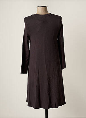 Robe mi-longue manches longues manches longues gris LOIS femme