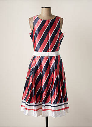 Robe mi-longue sans manche sans manche rose VICTORIO & LUCCHINO femme