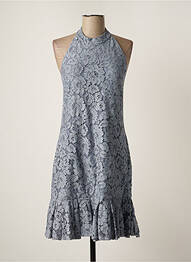 Robe courte sans manche sans manche bleu ANNE FO femme