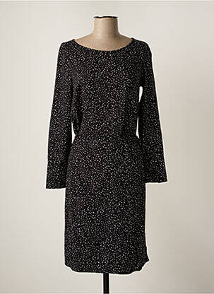 Robe mi-longue manches longues manches longues noir COMPTOIR DES COTONNIERS femme