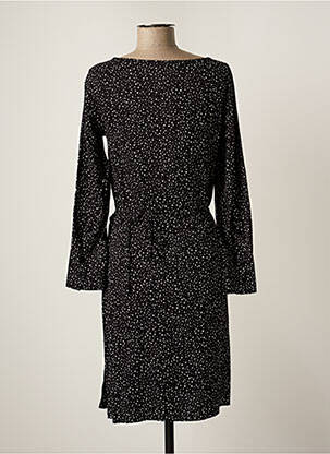 Robe mi-longue manches longues manches longues noir COMPTOIR DES COTONNIERS femme